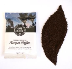 BOX OF 100 X 15G CAFE DE SOL PLUNGER COFFEE SACHETS | Arnold Products ...